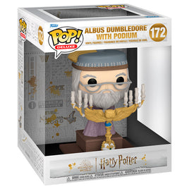 Funko POP! Deluxe Harry Potter y el Prisionero de Azkaban - Dumbledore with Podium