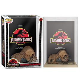 Funko Pop! Movie Poster Jurassic Park Tyrannosaurus Rex and Velociraptor
