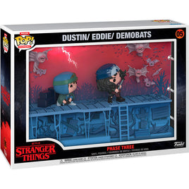 Funko POP! Moments Deluxe Stranger Things Phase Three - Dustin, Eddie and Demobats
