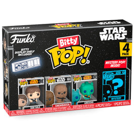 Funko Bitty POP! Blister 4 figuras Star Wars Han Solo