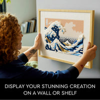Kit de construcción LEGO® Art 31208 Hokusai: La Gran Ola (1810 piezas)