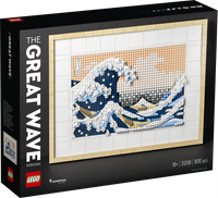 Kit de construcción LEGO® Art 31208 Hokusai: La Gran Ola (1810 piezas)