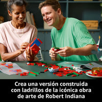 LEGO® Art LOVE Regalo para parejas, idea de decoración 31214