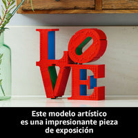 LEGO® Art LOVE Regalo para parejas, idea de decoración 31214