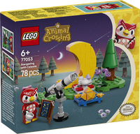 LEGO® Animal Crossing™ Mirando las estrellas con Estela 77053