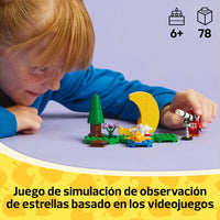 LEGO® Animal Crossing™ Mirando las estrellas con Estela 77053