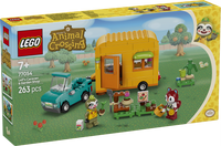LEGO® Animal Crossing™ Caravana de Gandulio y tienda de jardinería 77054