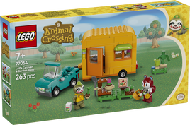 LEGO® Animal Crossing™ Caravana de Gandulio y tienda de jardinería 77054