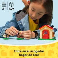 LEGO® Animal Crossing™ El acogedor hogar de Tere Juego 77058