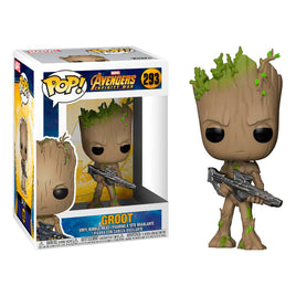 Funko POP! Marvel Avengers Infinity War Teen Groot with Gun