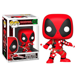 Funko POP! Marvel Holiday Deadpool with Candy Canes