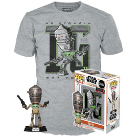 Set Funko POP! & Tee Star Wars IG-11 With the Child Exclusive