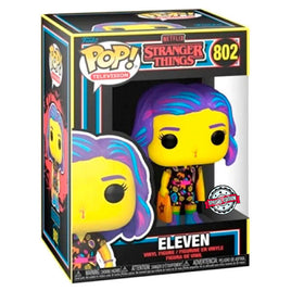 Funko POP! Stranger Things Eleven in Mall Outfit Black Light Exclusive