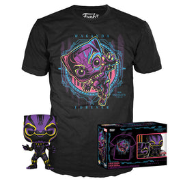 Set Funko POP! & Tee Marvel Wakanda Forever Black Panther Exclusive