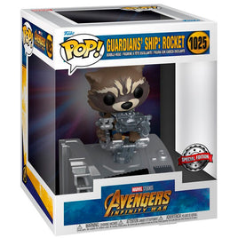 Funko POP! Deluxe Marvel Guardianes de la Galaxia Guardians Ship Rocket Exclusive