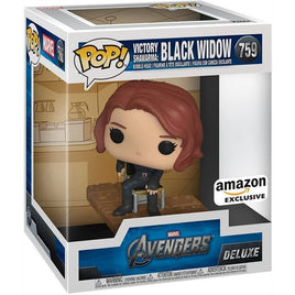 Funko POP! Deluxe Marvel Los Vengadores Avengers Black Widow Exclusive
