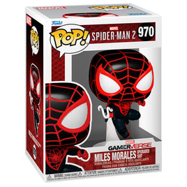 Funko POP! Marvel Spiderman 2 Miles Morales Upgraded Suit