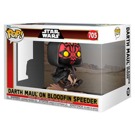 Funko POP! Rides Deluxe Star Wars Darth Maul On Bloodfin Speeder