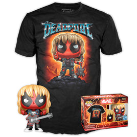 Set Funko POP! & Tee Marvel Deadpool Heavy Metal