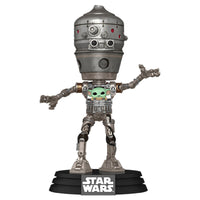 Funko POP! Deluxe Star Wars The Mandalorian - IG-12 with Grogu