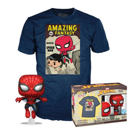 Set Funko POP! &#38; Tee Marvel Spiderman Comic Cover