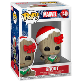 Funko POP! Marvel - Groot with Present