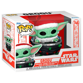 Funko POP! Star Wars - Grogu with Santa Hat in Pram