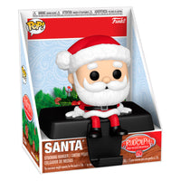 Funko POP! Edge-Sitter Rudolph The Red-Nosed Reindeer - Santa Claus