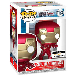 Funko POP! Marvel Civil War Captain America - Civil War Iron Man Exclusive
