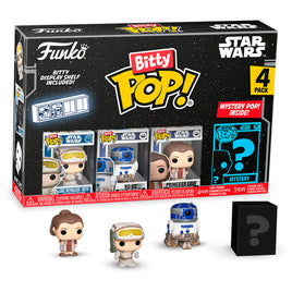 Funko Bitty POP! Blister 4 figuras Star Wars - Luke Skywalker