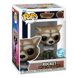 Funko POP! Marvel Guardianes de la Galaxia Rocket Exclusive