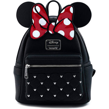 [Pre-pedido] Mochila Loungefly Bow Minnie Disney 26 cm.