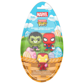 Funko POP! 3 Pocket POP Marvel - Spiderman Hulk Iron Man