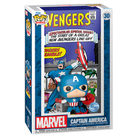Funko POP! Comic Cover Marvel Los Vengadores Avengers Capitan America Exclusive