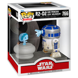 [Pre-pedido] Funko POP! Star Wars - R2-D2 and Princess Leia Hologram (Deluxe)