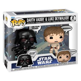 [Pre-pedido] Funko POP! Star Wars - Darth Vader & Luke Skywalker (Pack 2)