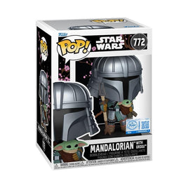 Funko POP! Star Wars Impressions  Mandalorian with Grogu Exclusive
