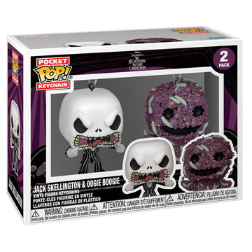 [Pre-pedido] Blister 2 llaveros Pocket POP Pesadilla Antes de Navidad - Jack & Oogie Boogie