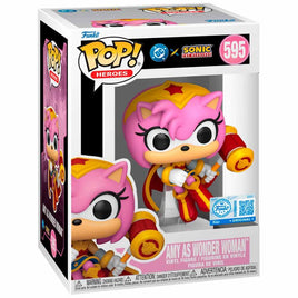 [Pre-pedido] Funko POP! Sonic The Hedgehog -DC Comics Comics Amy As Wonder Woman Exclusive