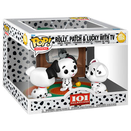 [Pre-pedido] Funko POP! Moment Disney 101 Dalmatas - Rolly Patch & Lucky with TV