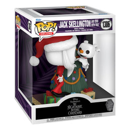 Funko POP! Deluxe Pesadilla antes de Navidad 30th - Jack & Zero w/Tree