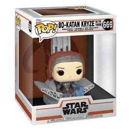 Funko POP! Star Wars: The Mandalorian - Bo Katan w/Throne