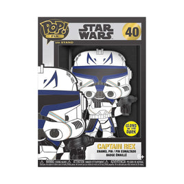 Funko POP! Pin Star Wars Clone Wars - Captain Rex (Glow-in-the-Dark)