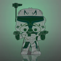 Funko POP! Pin Star Wars Clone Wars - Captain Rex (Glow-in-the-Dark)