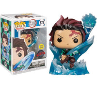 Funko Pop! Demon Slayer - Tanjiro with Dragon Translucent Glow in the Dark