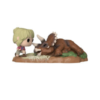 Funko POP! Jurassic Park Movie Moment - Dr. Sattler with Triceratops SPECIAL EDITION