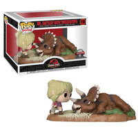 Funko POP! Jurassic Park Movie Moment - Dr. Sattler with Triceratops SPECIAL EDITION