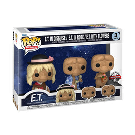 Funko POP! E.T. 40th Anniversary - Pack de 3 Figuras E.T. 9 cm SPECIAL EDITION
