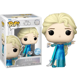 Funko POP! Frozen (2013) - Elsa Disney 100th Diamond Glitter