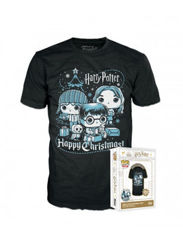 Funko Camisa Navidad Harry Potter - Ron, Hermione, Harry